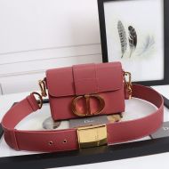 Dior 30 Montaigne Box Bag Calfskin Rose