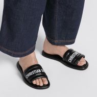 Dior Every-D Slides Women Lambskin Black