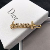 J'Adior Barrette Antique Metal with J'Adior and Bees Signature Embellished Crystals Gold